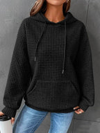 Damen Hoodie mit Bequemer Passform und Praktischer Tasche - 6 - Atelier-Zofia