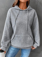 Damen Hoodie mit Bequemer Passform und Praktischer Tasche - 9 - Atelier-Zofia
