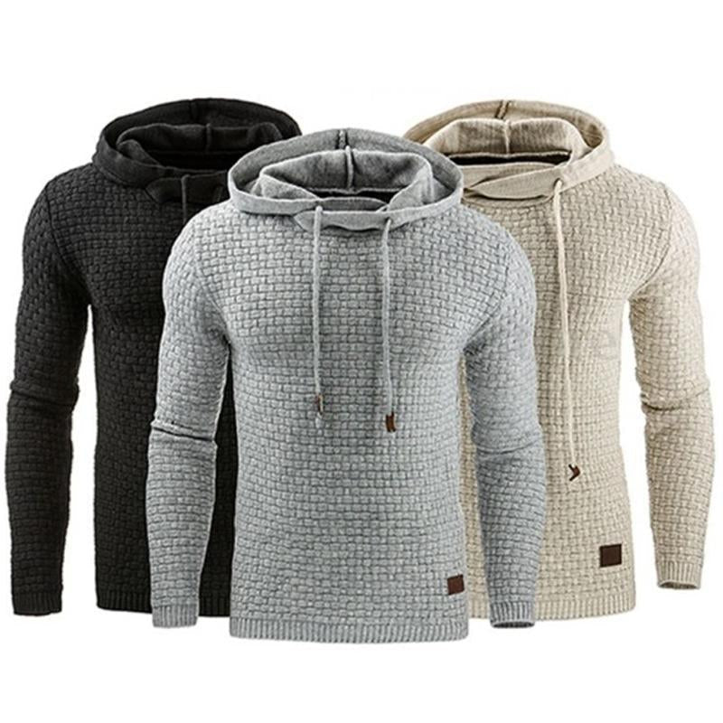 Herren Sweatshirt Regular Fit mit modernem Strukturmuster - 3 - Atelier-Zofia