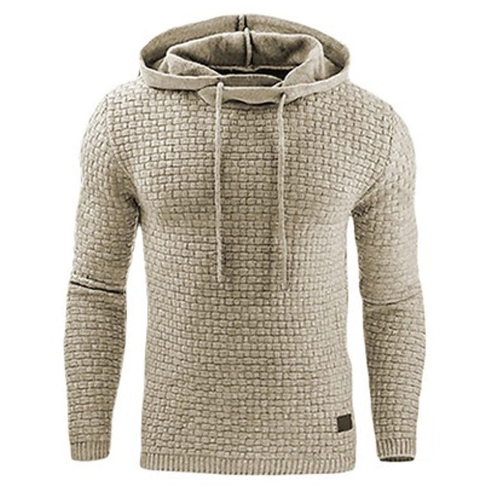 Herren Sweatshirt Regular Fit mit modernem Strukturmuster - 5 - Atelier-Zofia