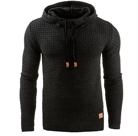 Herren Sweatshirt Regular Fit mit modernem Strukturmuster - 6 - Atelier-Zofia