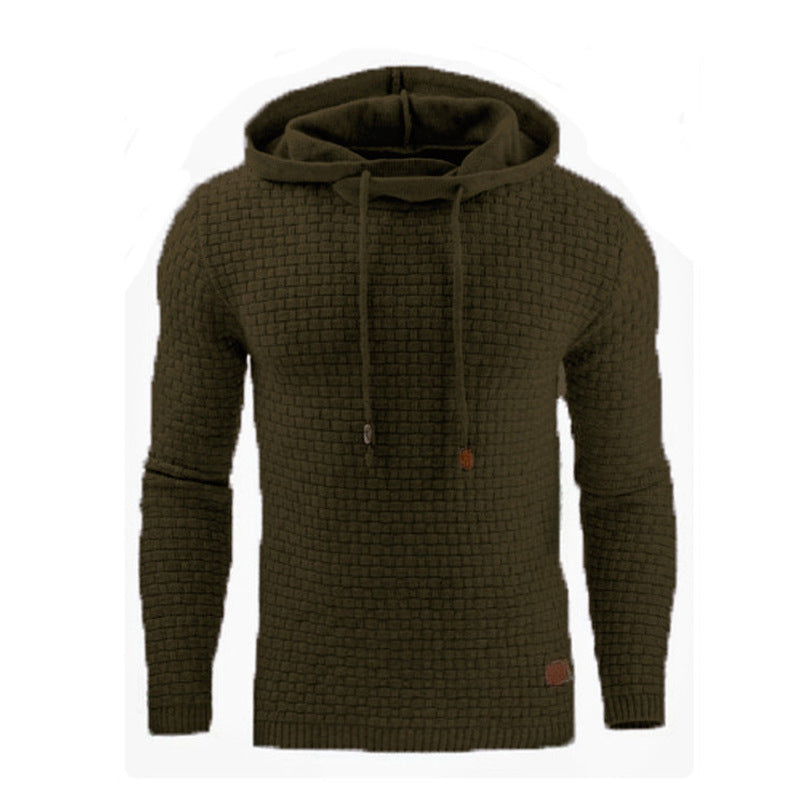 Herren Sweatshirt Regular Fit mit modernem Strukturmuster - 7 - Atelier-Zofia