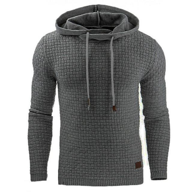 Herren Sweatshirt Regular Fit mit modernem Strukturmuster - 10 - Atelier-Zofia