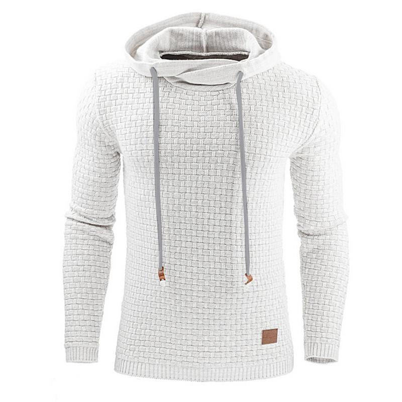 Modischer Herren Hoodie mit Struktur und Figurbetontem Schnitt - 6 - Atelier-Zofia