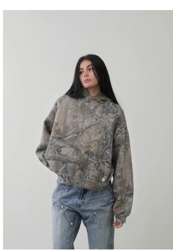 Damen Hoodie mit lässigem Schnitt und stylischem Druckdesign - 3 - Atelier-Zofia