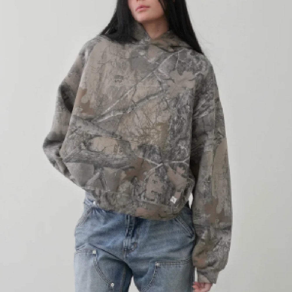 Damen Hoodie mit lässigem Schnitt und stylischem Druckdesign - 6 - Atelier-Zofia