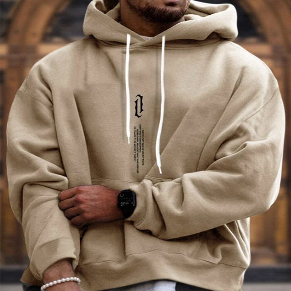 Modischer Herren-Hoodie im Relaxed Fit mit praktischer Kängurutasche - 2 - Atelier-Zofia
