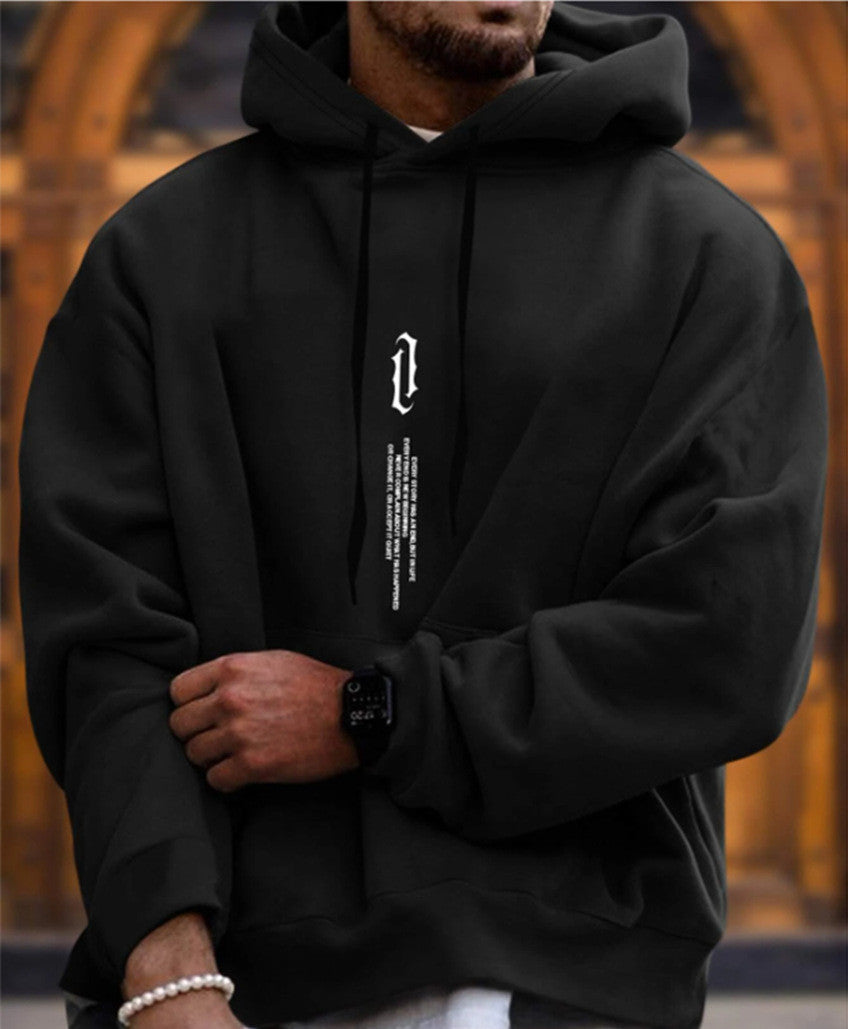 Modischer Herren-Hoodie im Relaxed Fit mit praktischer Kängurutasche - 3 - Atelier-Zofia
