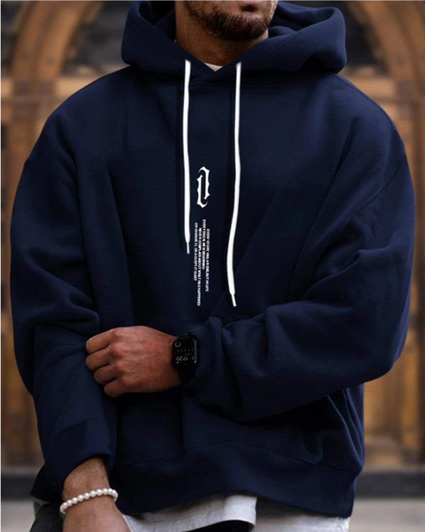 Modischer Herren-Hoodie im Relaxed Fit mit praktischer Kängurutasche - 6 - Atelier-Zofia