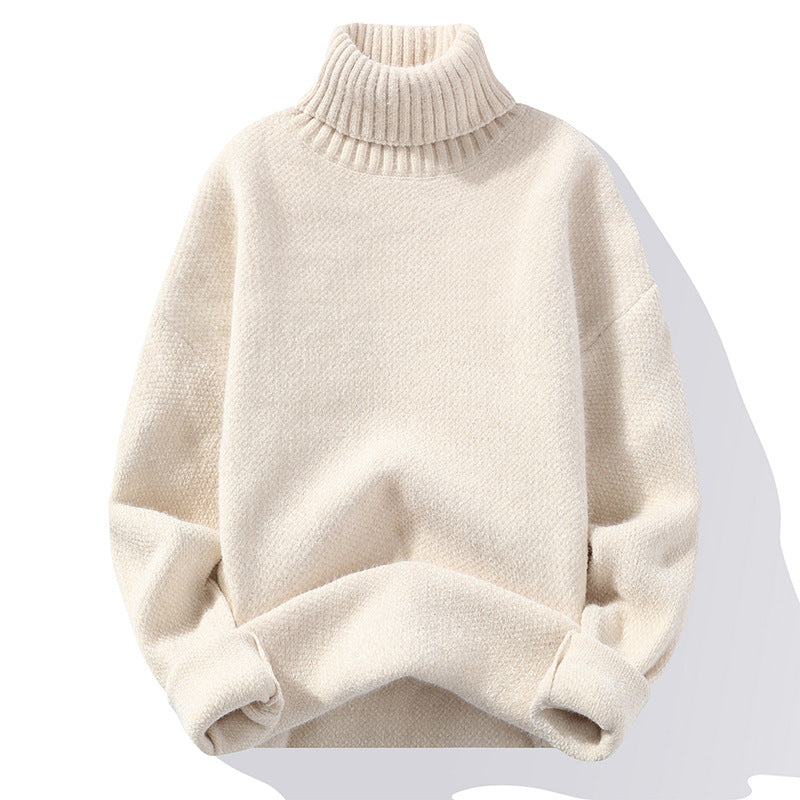 Hochwertiger Slim-Fit Herrenpullover mit Stehkragen - 8 - Atelier-Zofia