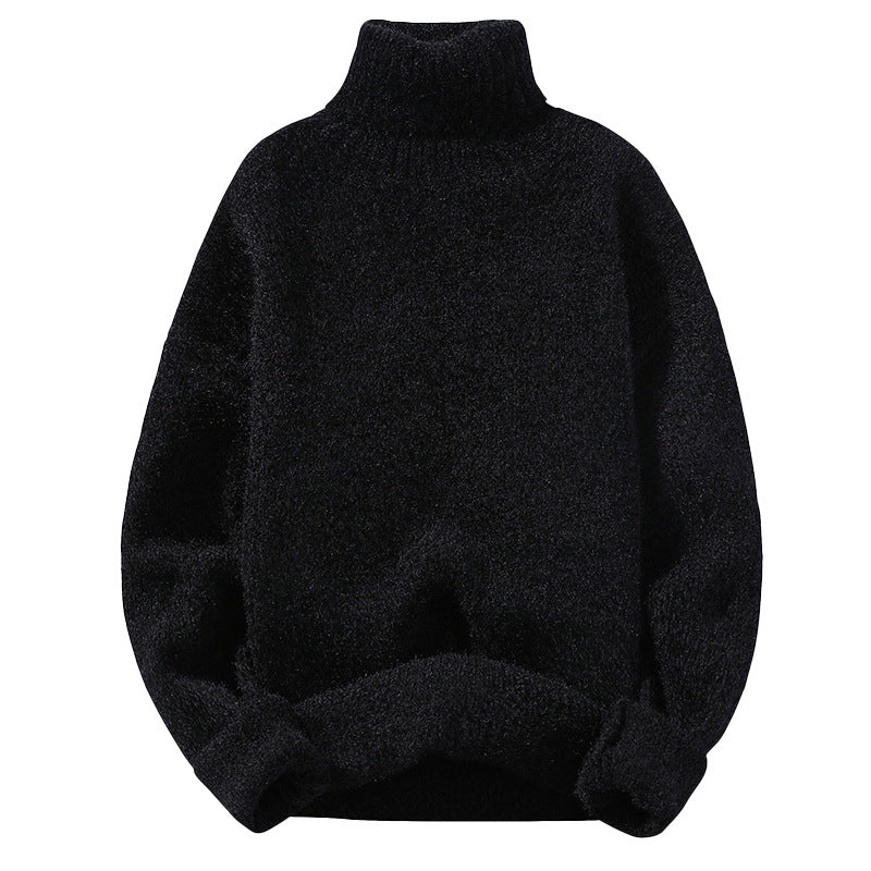 Hochwertiger Slim-Fit Herrenpullover mit Stehkragen - 9 - Atelier-Zofia