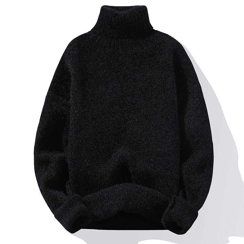 Hochwertiger Slim-Fit Herrenpullover mit Stehkragen - 11 - Atelier-Zofia