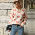 Damenpullover mit charmantem Herzdesign für legere Anlässe - 2 - Atelier-Zofia