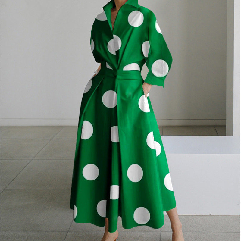 Modisches Maxikleid für Damen mit Knopfverschluss und Bequemer Passform - 2 - Atelier-Zofia