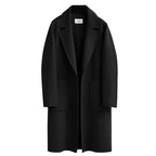 Damenmantel mit Lässig Elegantem Schnitt und Taschen - 3 - Atelier-Zofia