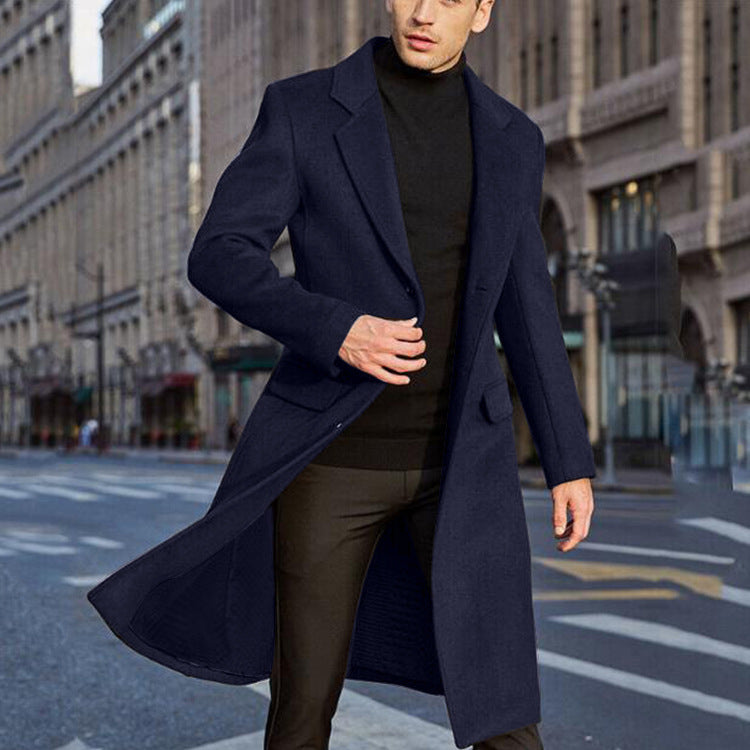 Stilvoller Herren-Trenchcoat mit praktischen Taschen für jede Gelegenheit - 1 - Atelier-Zofia