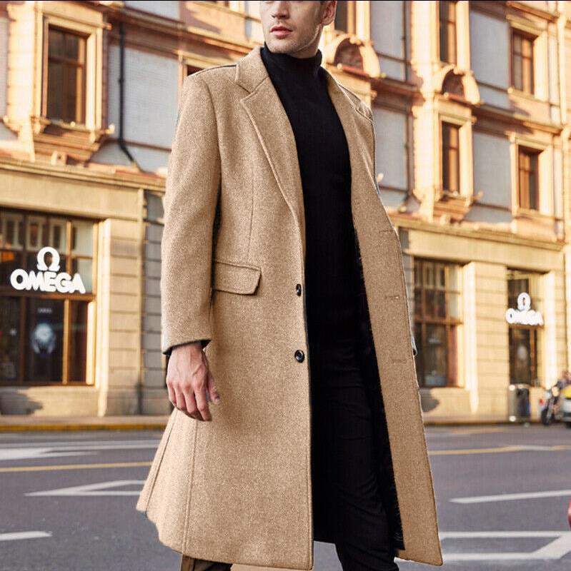 Stilvoller Herren-Trenchcoat mit praktischen Taschen für jede Gelegenheit - 2 - Atelier-Zofia