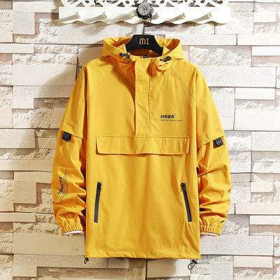 Herrenjacke im lässigen Stil mit praktischer Tasche - 1 - Atelier-Zofia