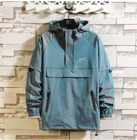 Herrenjacke im lässigen Stil mit praktischer Tasche - 2 - Atelier-Zofia