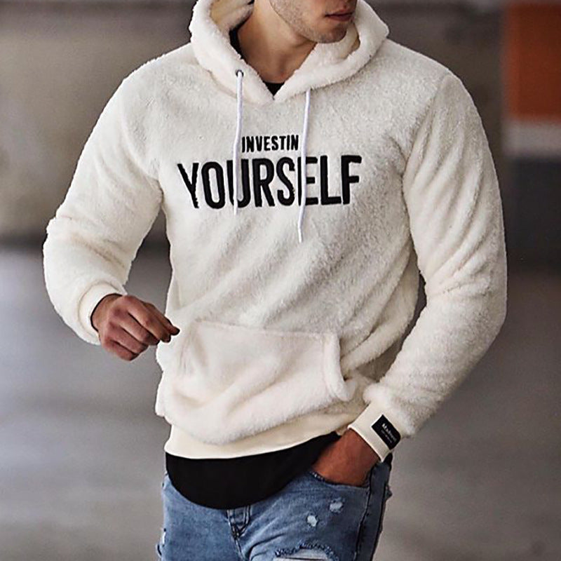 Modischer Herren Hoodie Slim Fit mit praktischer Kängurutasche - 4 - Atelier-Zofia