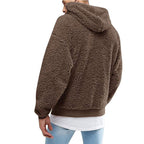 Bequemer Herren Hoodie mit Kordelzug für lässige Outfits - 1 - Atelier-Zofia