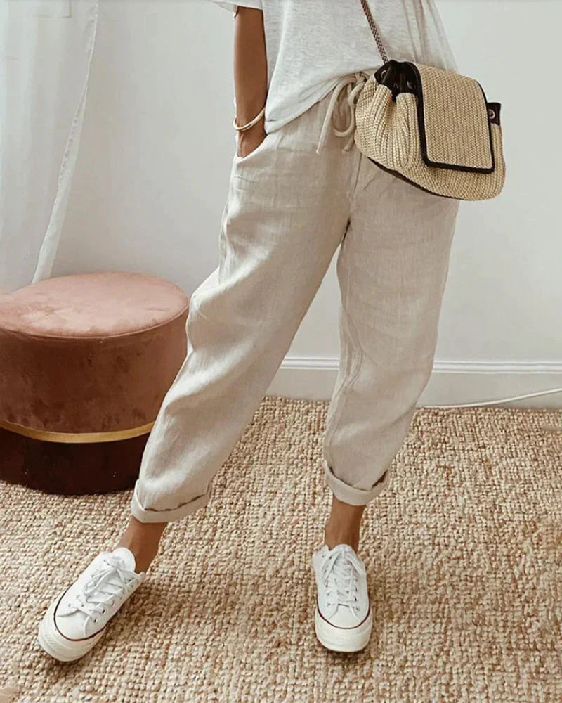 Hannah – Women Casual and Stylish Linen Pants - Image 1