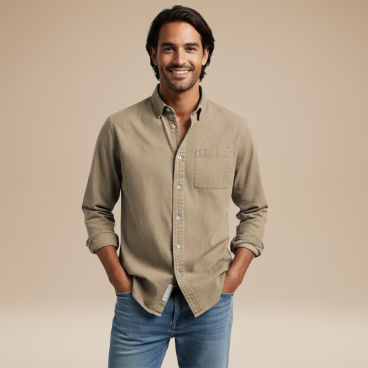 Leon – Men's Classic Long Sleeve Shirt - Image 3