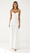 Antonia – Women Floral Print Wedding Guest Dress - Image 1