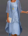 Johanna – Elegant Layered Dress for Women - Image 2