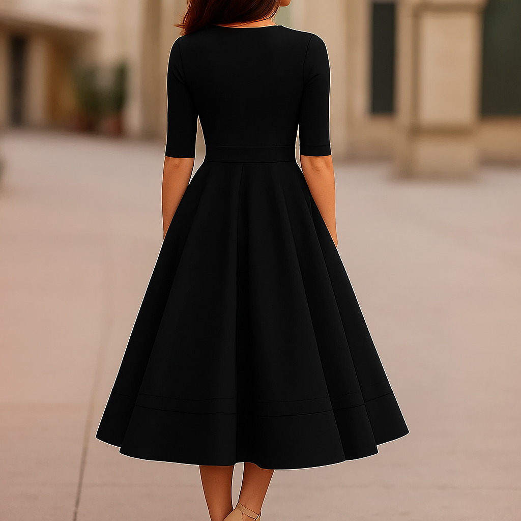 Johanna – Elegant A-line Dress for Women - Image 3