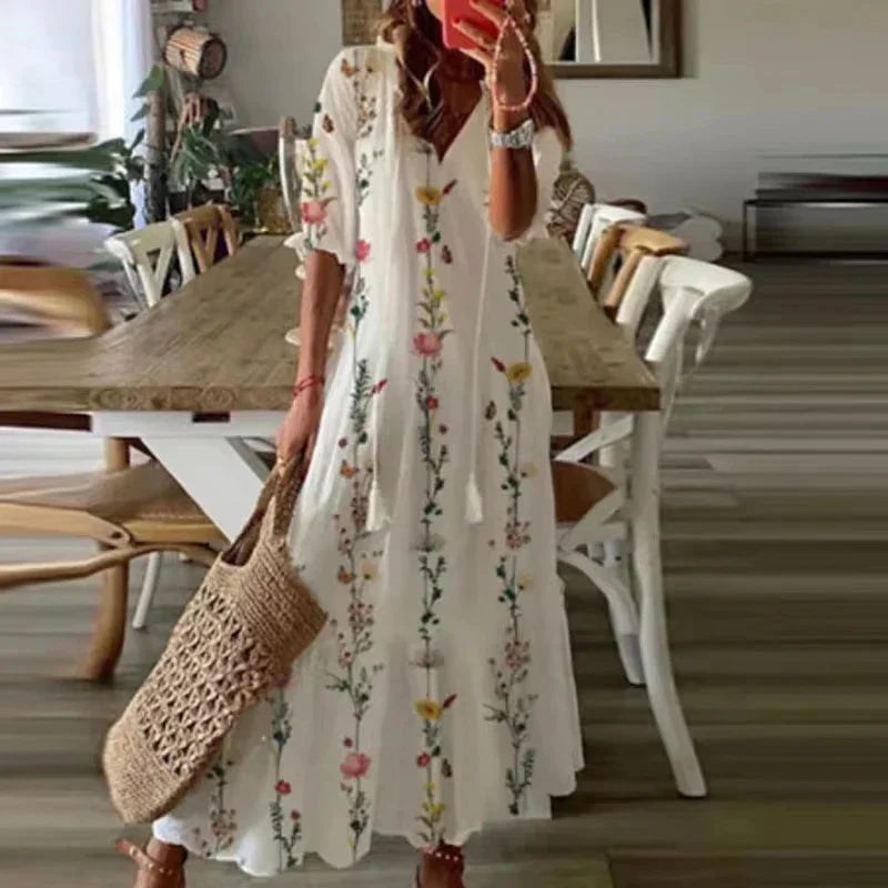 Lucía – Bohemian Maxikleid