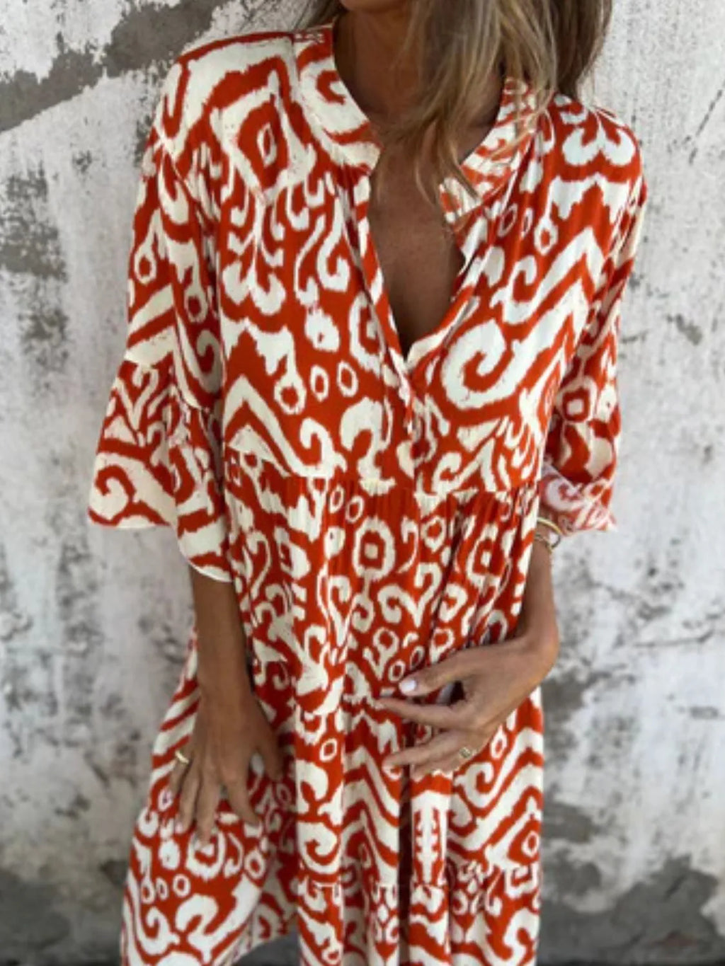 Lea – Women Floral Print Summer Dress - Image 7
