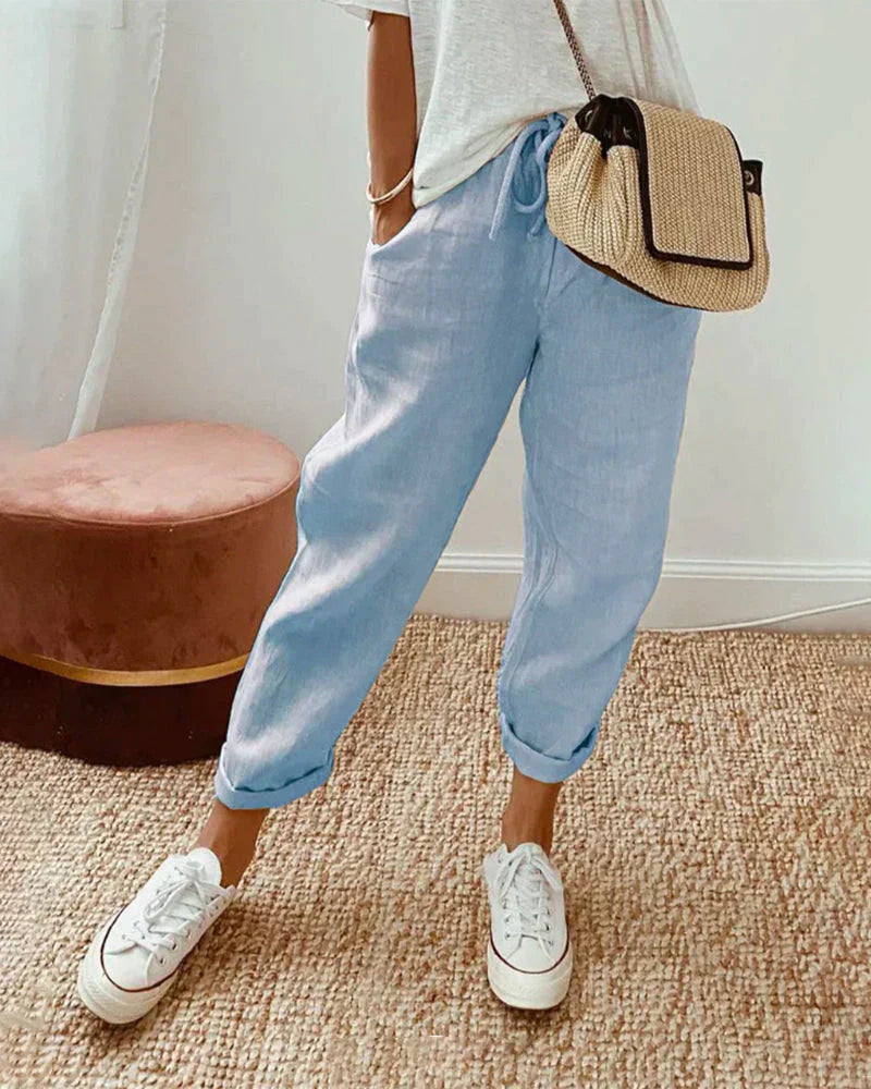 Hannah – Women Casual and Stylish Linen Pants - Image 5