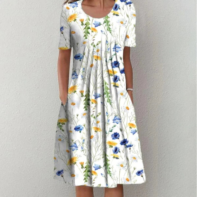 Emma – Floral Print Dress - Image 4