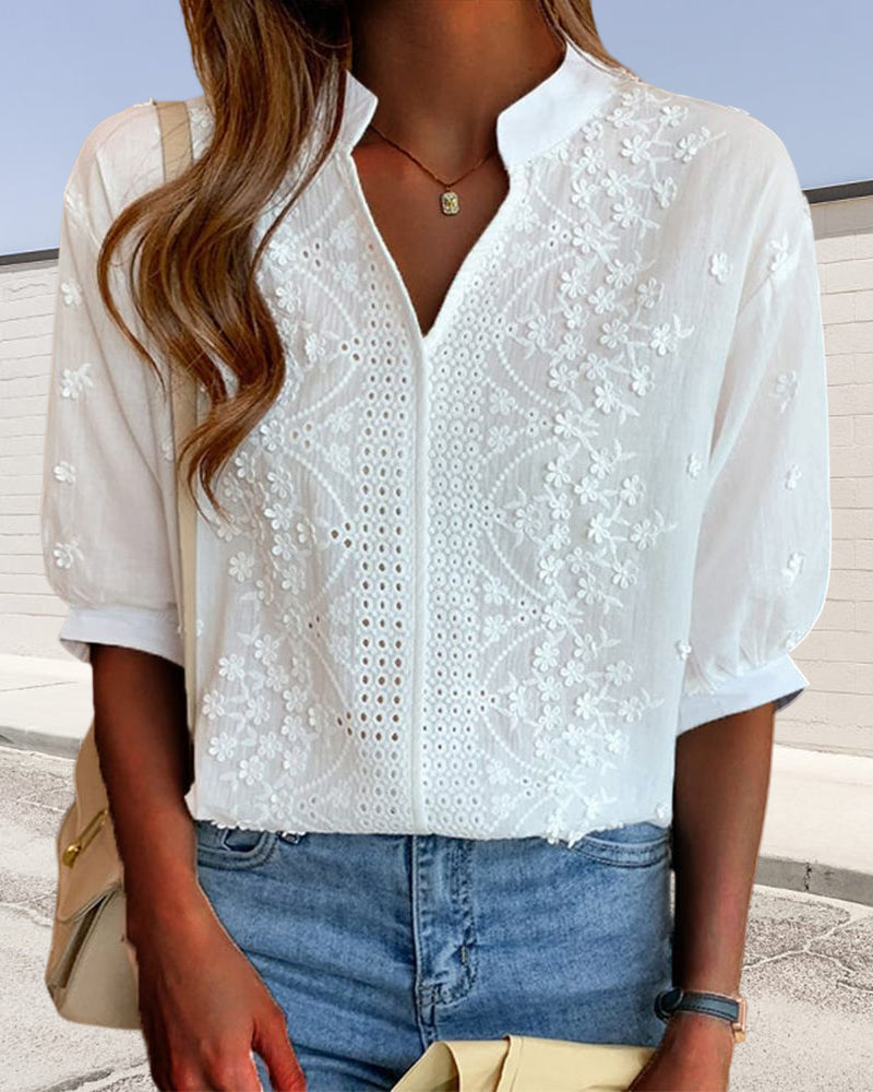 Monika | Elegant Stilfuld og Casual Bluse - Freya Kobenhavn
