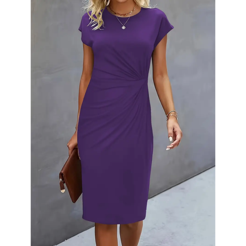Isabel – Short-sleeved formal dress for women  - Image 1