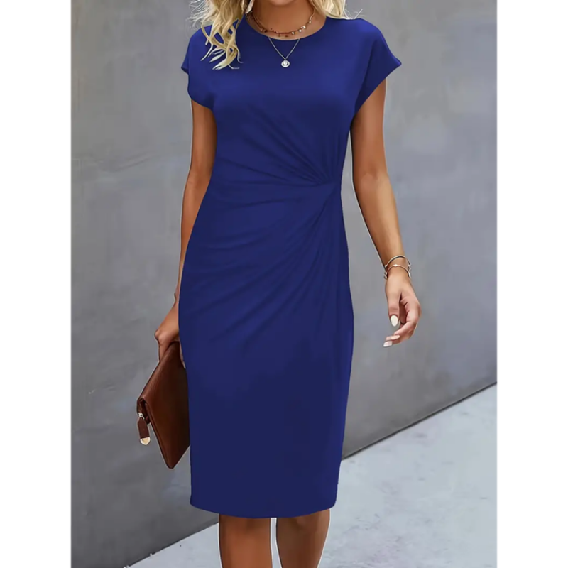 Isabel – Short-sleeved formal dress for women  - Image 2
