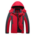Herrenjacke wasserdicht mit Kapuze und winddichten Eigenschaften - J&B - 1 - Atelier-Zofia