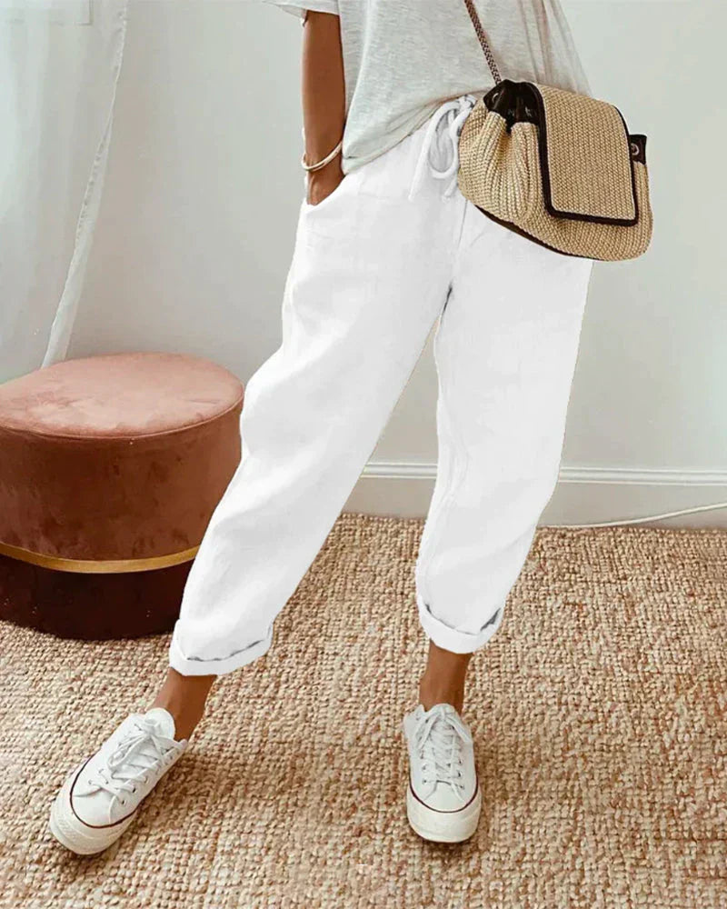 Hannah – Women Casual and Stylish Linen Pants - Image 4