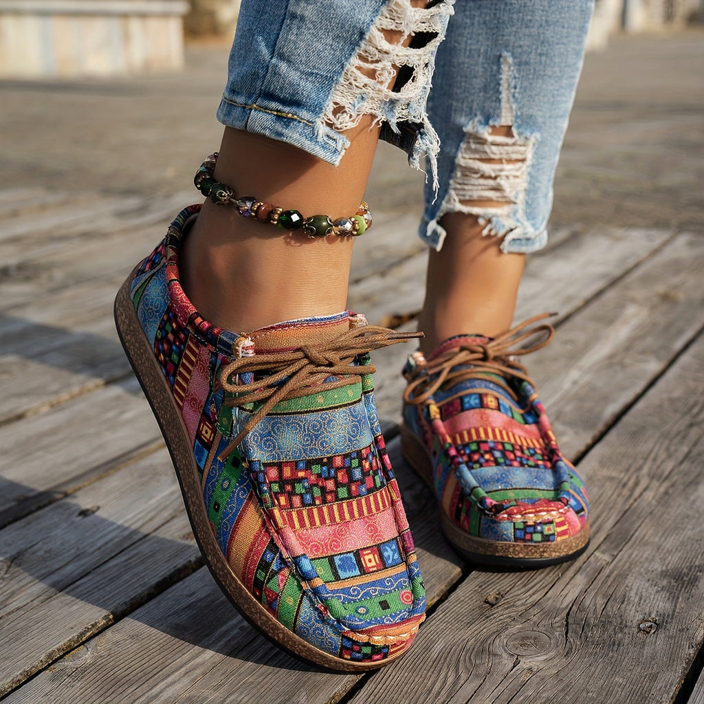 Ava – Women Vibrant Patchwork Sneaker - Image 7