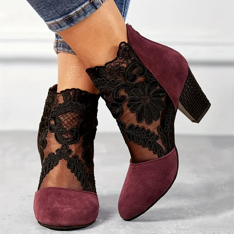 Annika – Elegant Heeled Ankle Boots for Women - Image 2