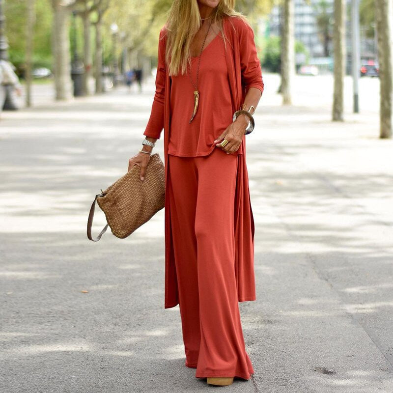 Emma – Dreiteiliges komfortables Leinenset