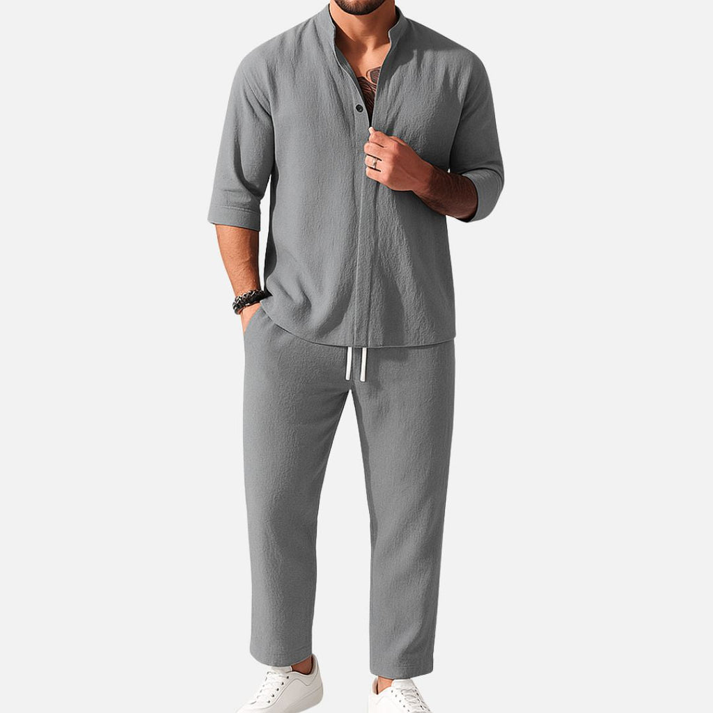 Ethan – Men's Linen Outfit Set - Image 4
