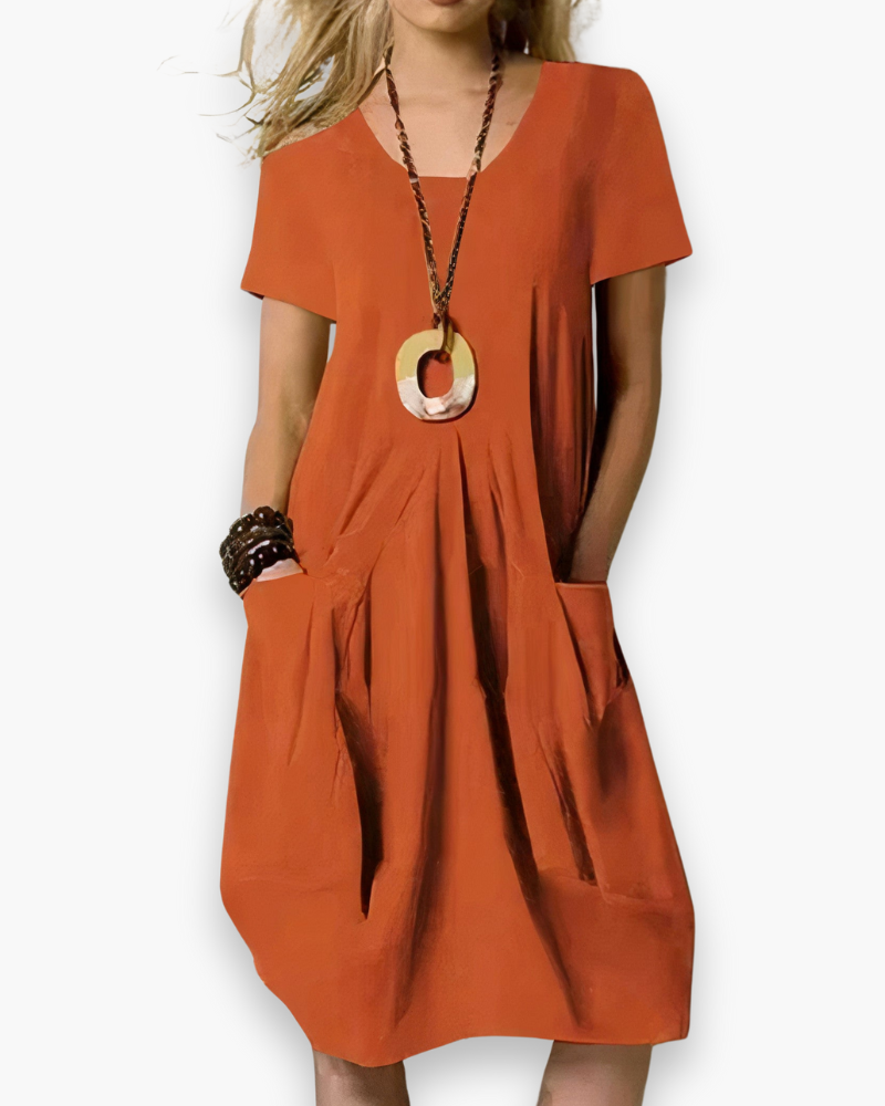 Lara – Women's Comfortable Loose Dress - Image 1