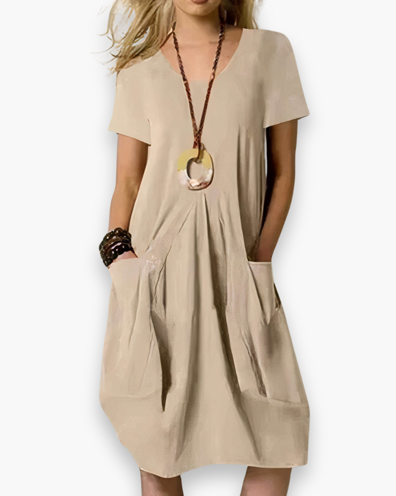 Lara – Women's Comfortable Loose Dress - Image 4