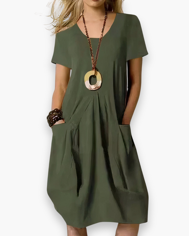 Lara – Women's Comfortable Loose Dress - Image 3