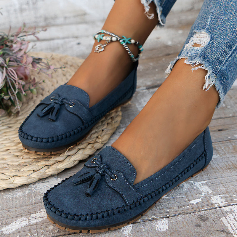Carina – Women Soft Suede Slip-On Shoes - Image 1