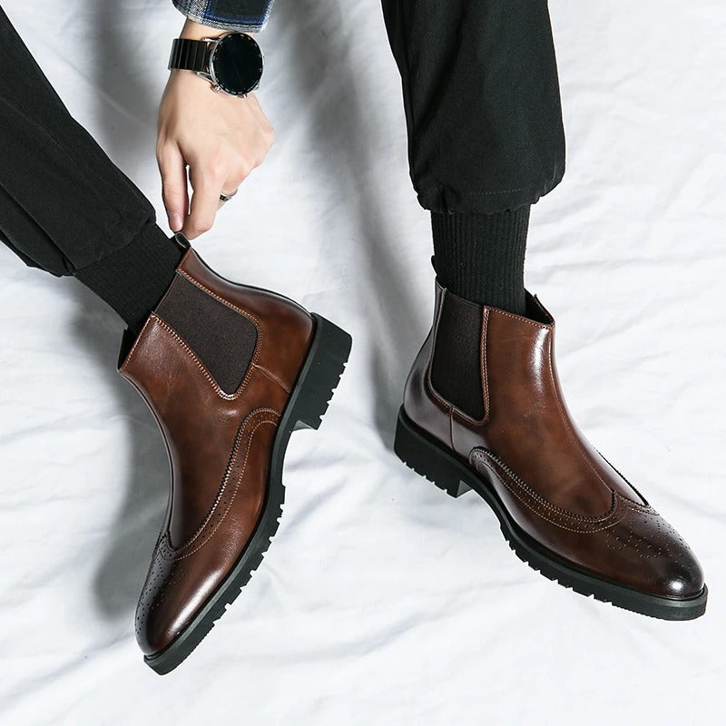 Louis – Genuine Leather Chelsea Boots - Image 11