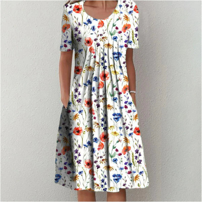 Emma – Floral Print Dress - Image 1