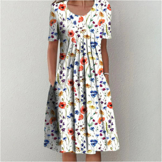 Emma – Floral Print Dress - Image 1